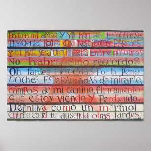 Affiche Poème d'adieu de Jorge Luis Borges