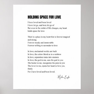 Affiche Poème d'amour : Poème d'art