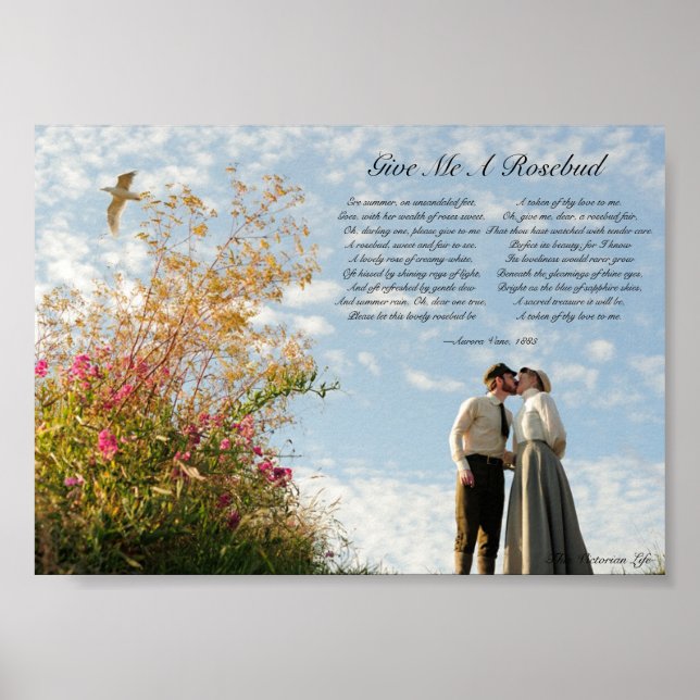 Affiche Poème d'amour victorien (Devant)