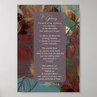 Poème de canneberge Rassembler avec les couleurs d