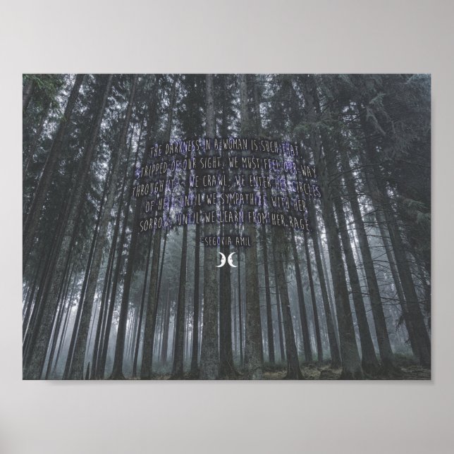 Affiche Poème de cuisine Segovia Amil (Devant)