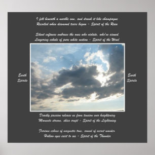 Affiche Poème * Earth Spirits*