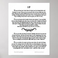 Poème motivationnel IF par Rudyard Kipling