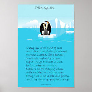 Affiche Poème original de Penguin