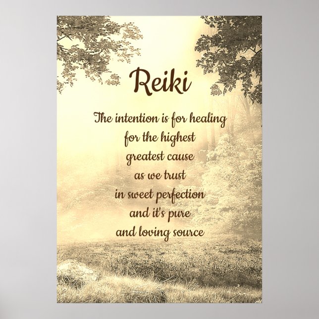 Affiche Poème Reiki (Devant)