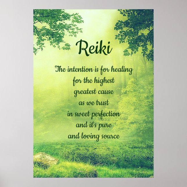Affiche Poème Reiki (Devant)