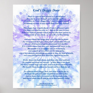 Affiche Poème : Souvenirs Spéciaux D'Un Animal De Compagni