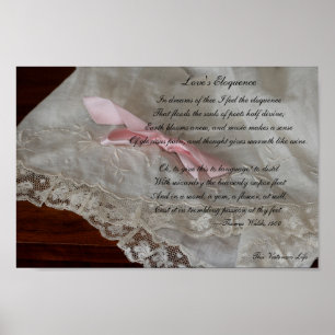 Affiche Poème victorien - L'éloquence de l'amour (1900)