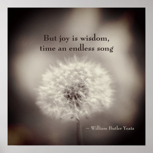 Affiche Poésie Dandelion (Devant)