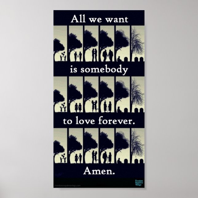 Affiche poétique du mariage homosexuel (Devant)