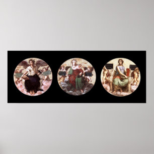 AFFICHE POETRY ,THEOLOGY AND PHILOSOPHY