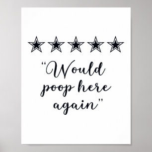 Affiche Poiderait ici encore amusant panneau salle de bain