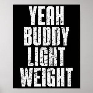 Affiche Poids léger de Buddy