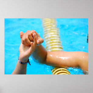 Affiche Poignée de main de sportivité