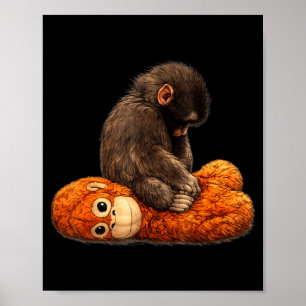 Affiche Poing de bébé singe 