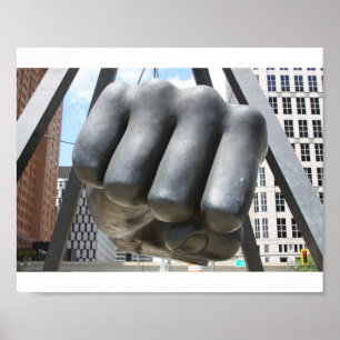 Affiche Poing de Detroit