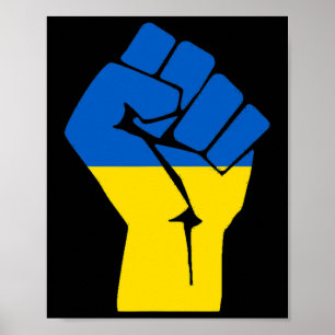 Affiche Poing de la Liberté Ukraine