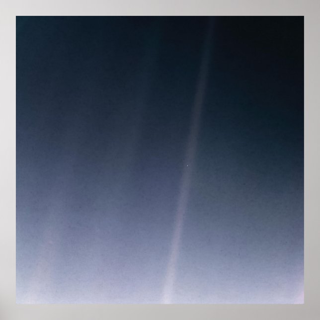 Affiche Point bleu pâle (Devant)