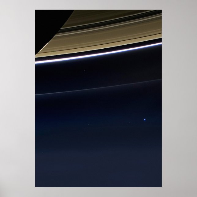 Affiche Point bleu pâle — Cassini (Devant)