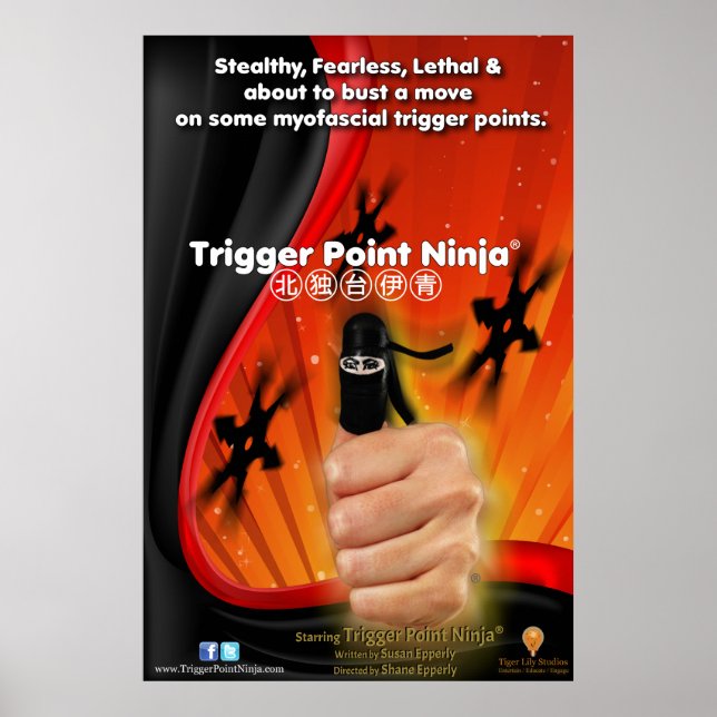 Affiche Point de déclenchement Ninja® 1 feuille (Devant)