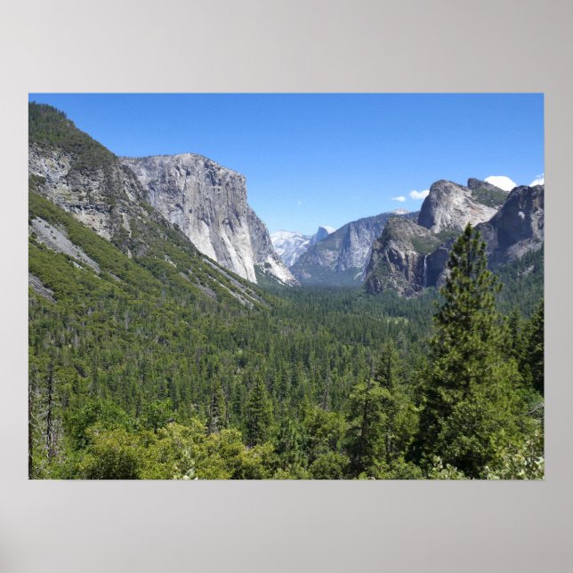 Affiche Point d'inspiration dans le parc national de Yosem (Devant)