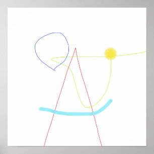 Affiche Point focal de la composition