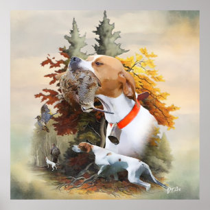 Affiche Pointer Anglais 