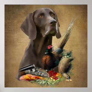 Affiche Pointeur Raccourci allemand GSP