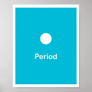 Affiche Points de ponctuation - Période