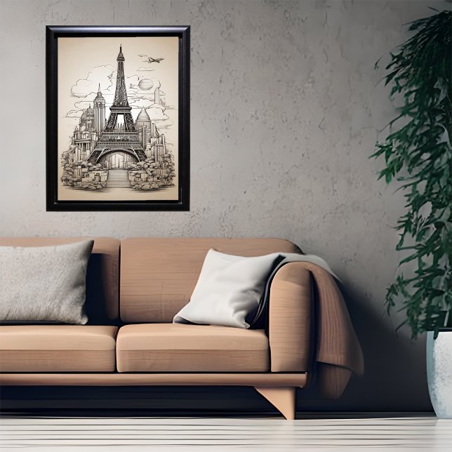Affiche Points de repère emblématiques dans la Masque Mono (Créateur téléchargé)