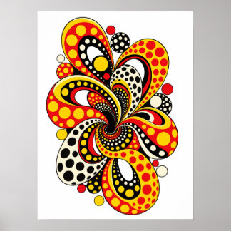 Affiche Points polka