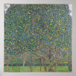 Affiche Poirier — Gustav Klimt (1903) OEuvre murale carr