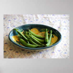 Affiche Pois de sucre dans un plat