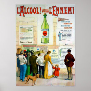 Affiche Poison Absinthe