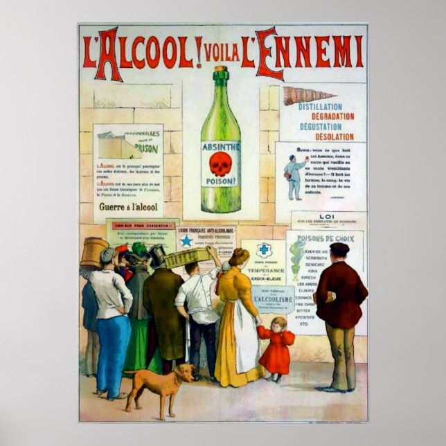 Affiche Poison Absinthe (Devant)