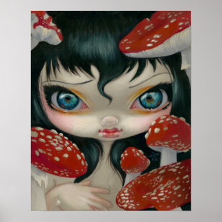 Affiche Poisonous Beauties VI:  Fly Agaric Mushroom PRINT