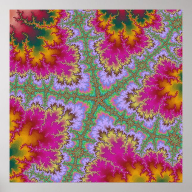 Affiche Poisson cactus rose (Devant)