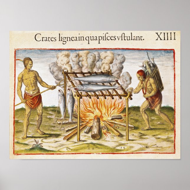 Affiche Poisson cuisine (Devant)