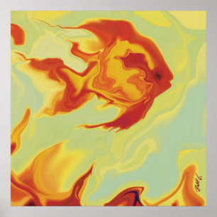 Affiche Poisson d'or 1