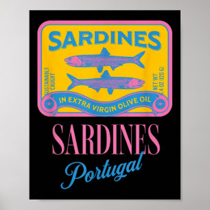 Affiche Poisson en conserve Sardines en conserve Poisson e