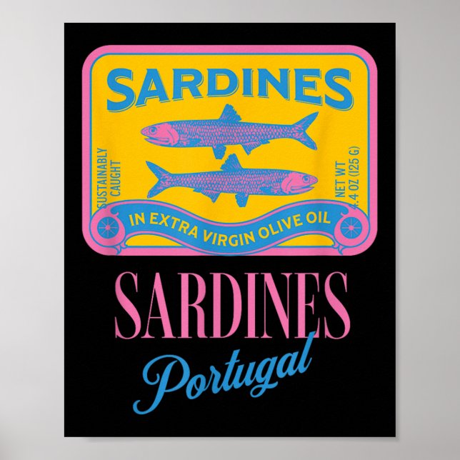 Affiche Poisson en conserve Sardines en conserve Poisson e (Devant)