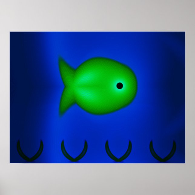 Affiche Poisson Fractal (Devant)