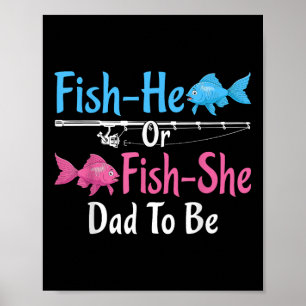 Affiche Poisson-il ou Poisson-elle Papa va être Révélation