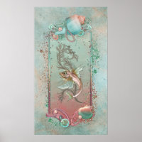 Poisson Imaginaire Art nouveau
