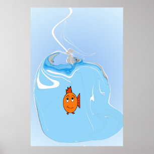 Affiche Poisson inquiet