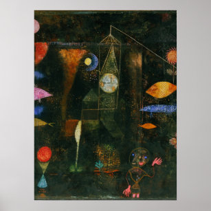 Affiche Poisson magique - Paul Klee