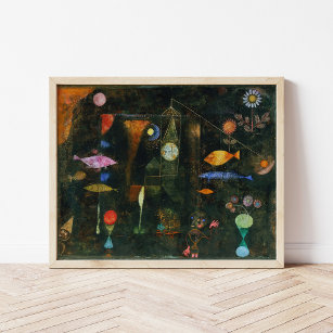 Affiche Poisson magique   Paul Klee