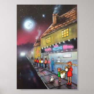 Affiche Poisson n jetons