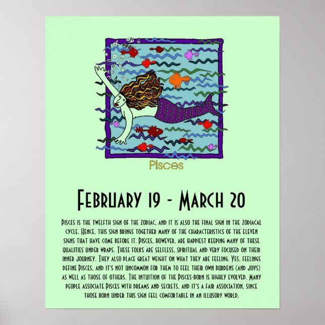 Affiche Poissons (Devant)