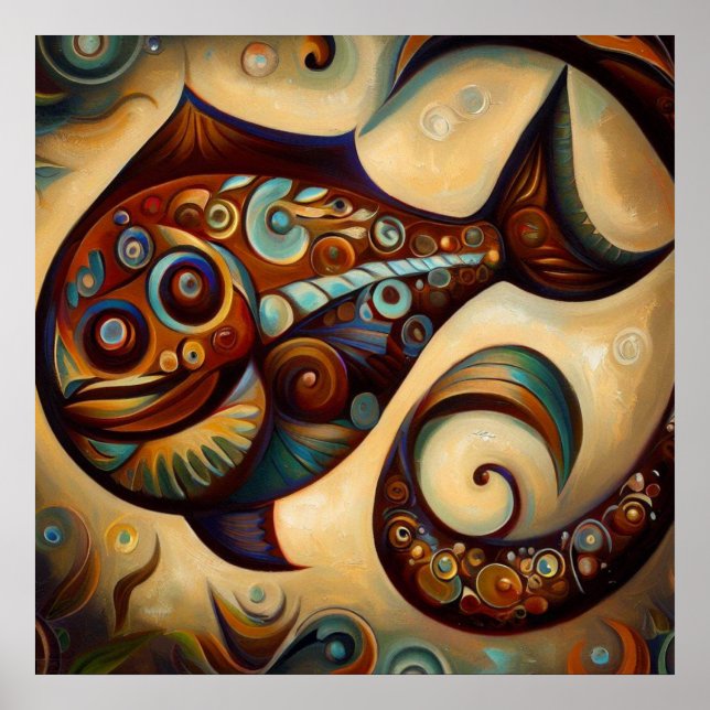 Affiche Poissons 1 (Devant)
